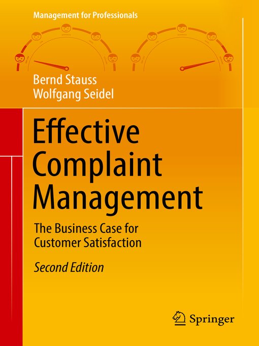Title details for Effective Complaint Management by Bernd Stauss - Available